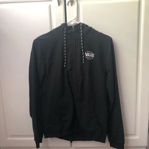 Vans black windbreaker